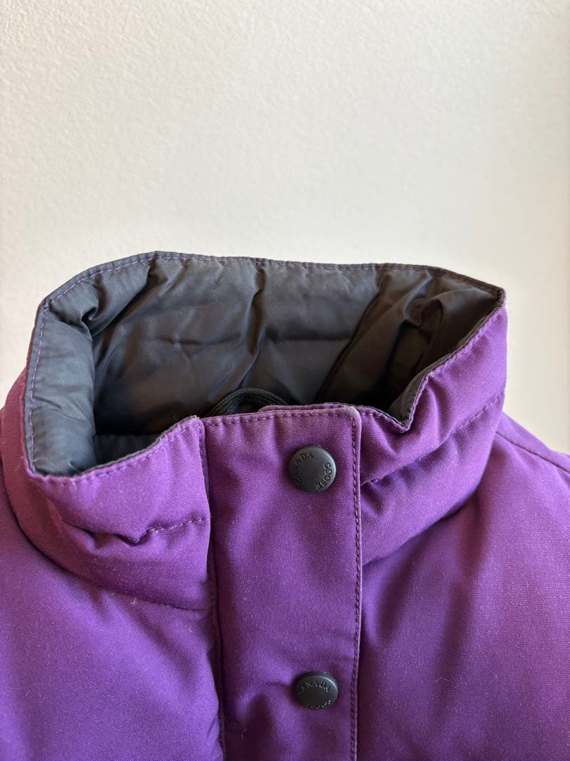   ダウンベスト パープル