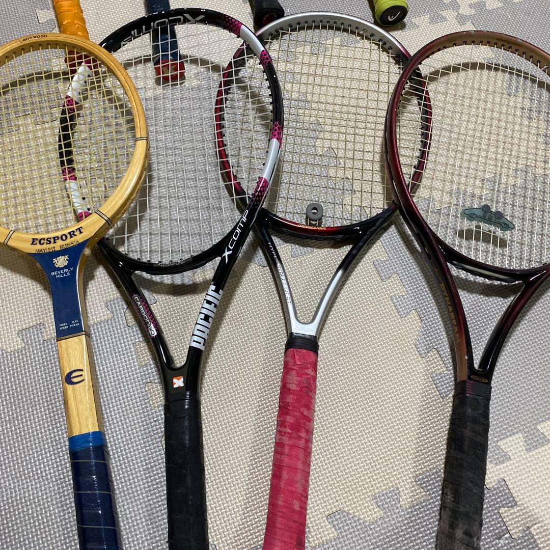 テニスラケット 17本セット 大量 まとめ売り Babolat Wilson他