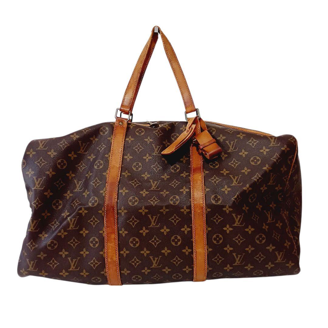 ルイヴィトン モノグラム サックスプール55 ボストン M41622 真贋済