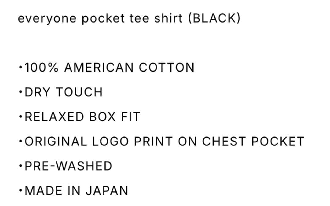 トップス everyone pocket S/S T-shirt
