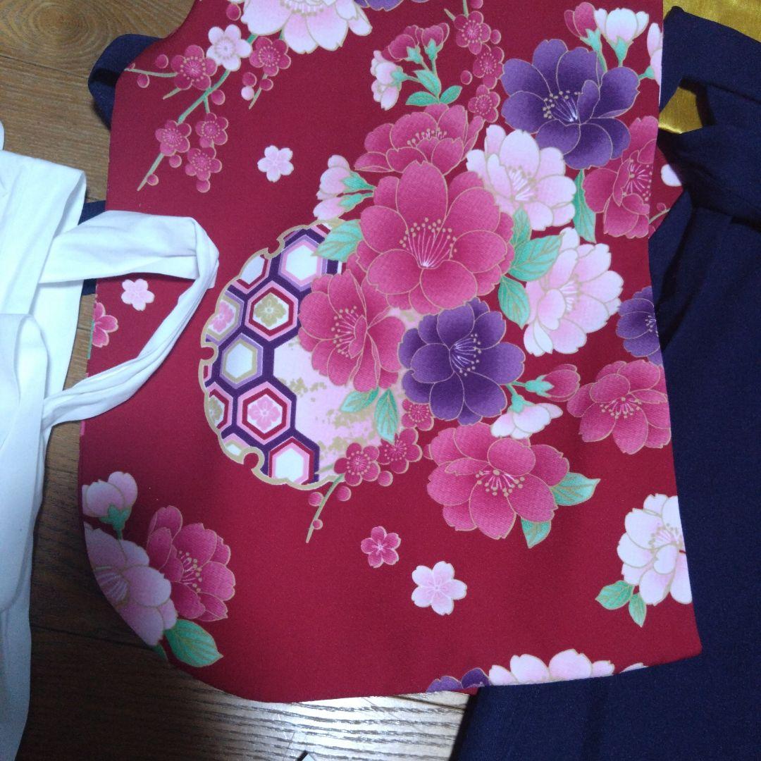 MK120★アリサナ★赤色花柄袴＆紺花刺繍袴