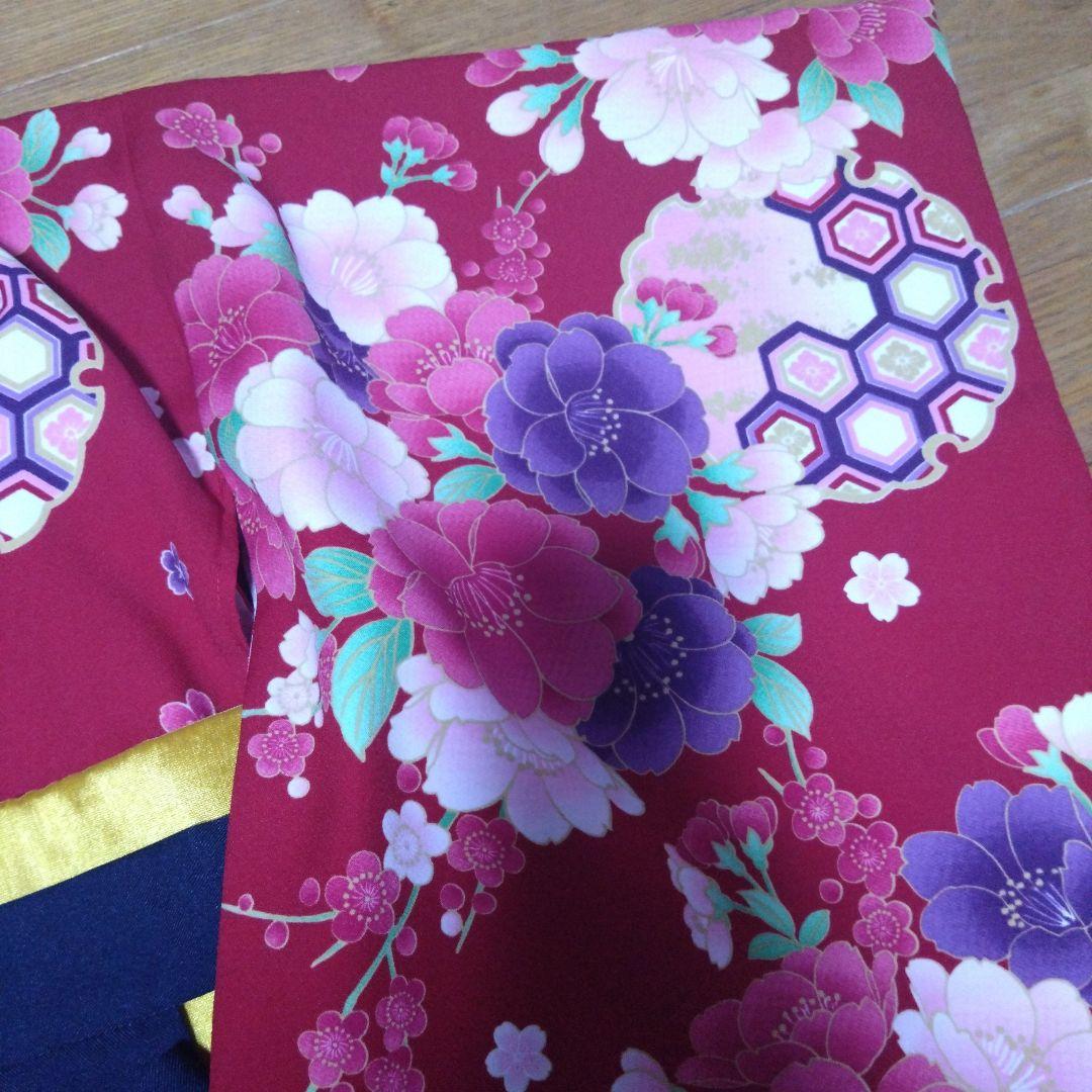 MK120★アリサナ★赤色花柄袴＆紺花刺繍袴