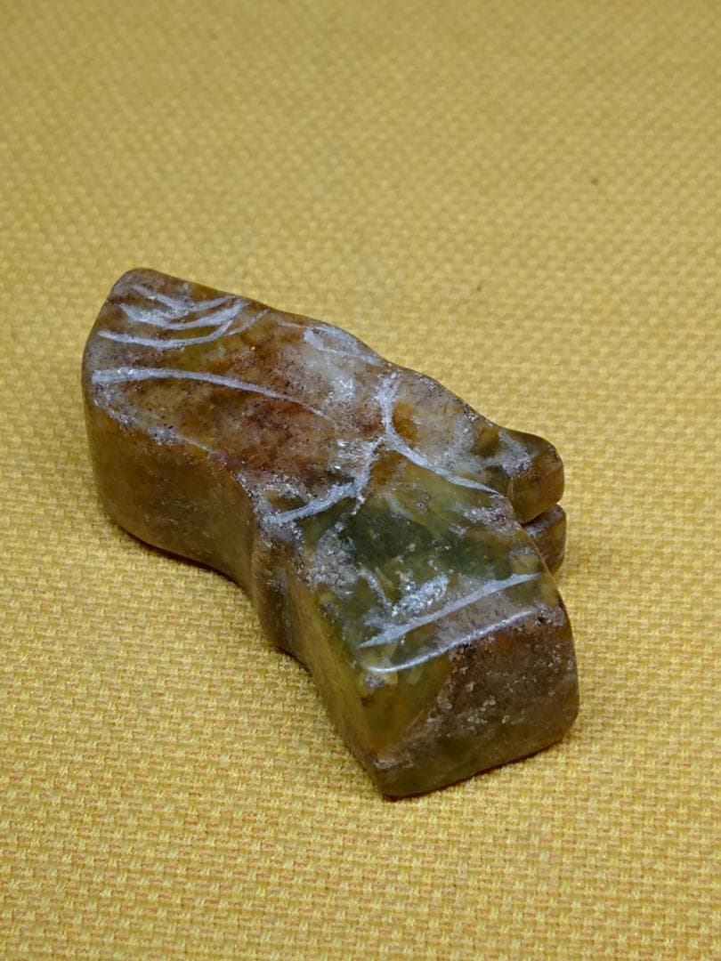 古玉　天然玉　玉彫　彫像　古玩　置物　インテリア　工芸品　美術品　A3312