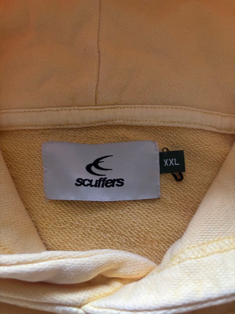 scuffers XXL 黄色 パーカー