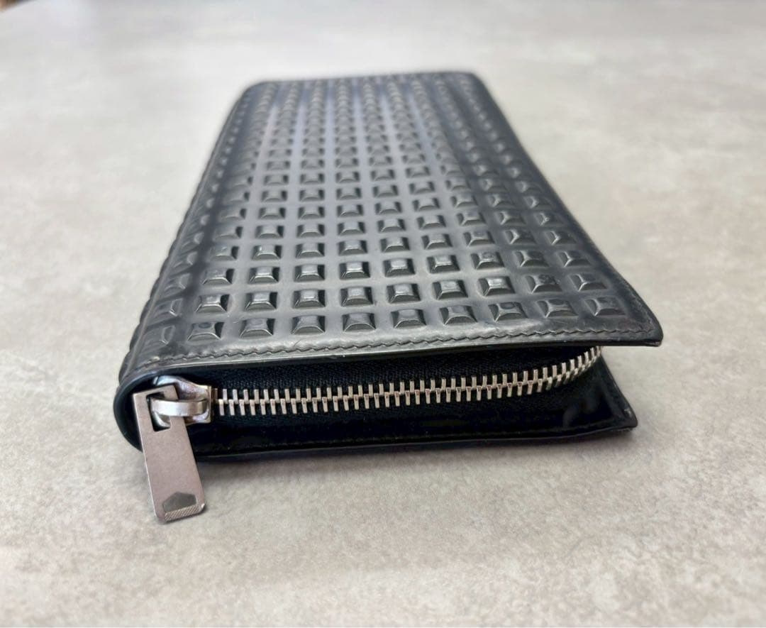 BALENCIAGA 正規品 バレンシアガ グリッド レザー ウォレット 財布