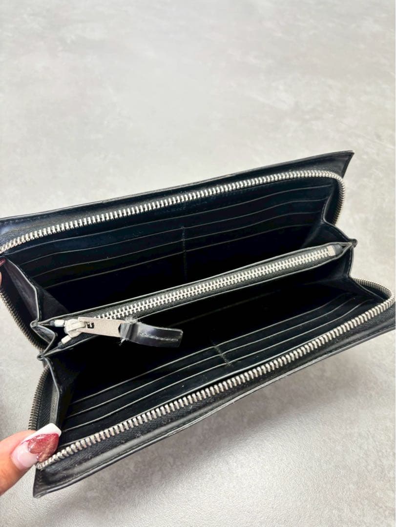 BALENCIAGA 正規品 バレンシアガ グリッド レザー ウォレット 財布