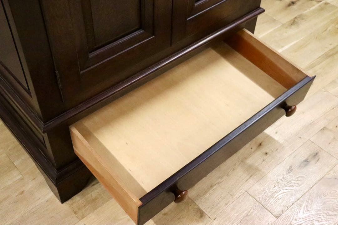 GMGK435B○松本民芸家具 E型洋服箪笥 ワードローブ クローゼット 収納棚