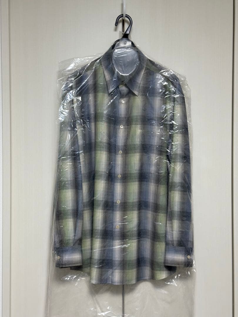 AURALEE SUPER LIGHT WOOL CHECK 25aw サイズ4