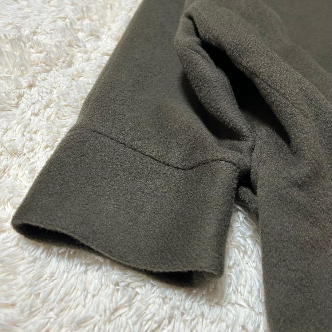 TICCA ティッカ　テントコート　カーキ　ダブルブレストコート　F