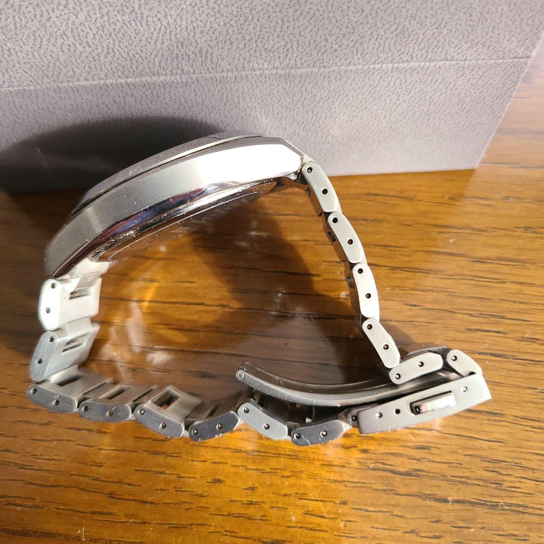 SEIKO ASTRON クロノグラフ ダークブルー ソーラー電波、説明書付