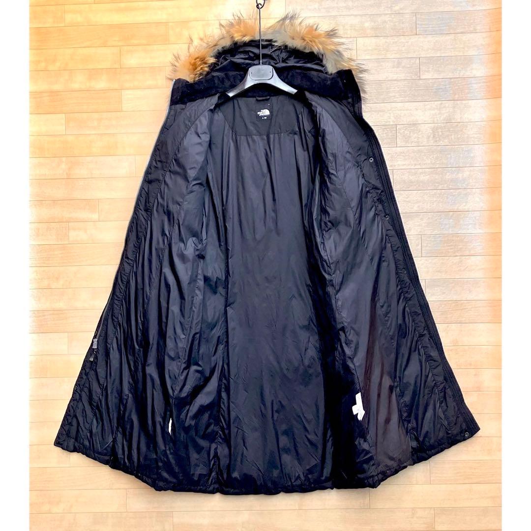 美品 L ザ ノースフェイス ダウンジャケット ダウン ダウンコート 黒