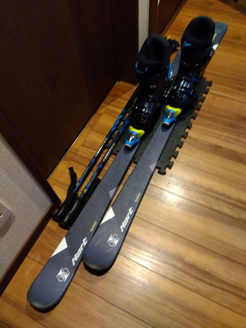 高年式‼️HART/学生・メンズ用/スキーセット・メンテ・WAX済み✔超軽量‼️