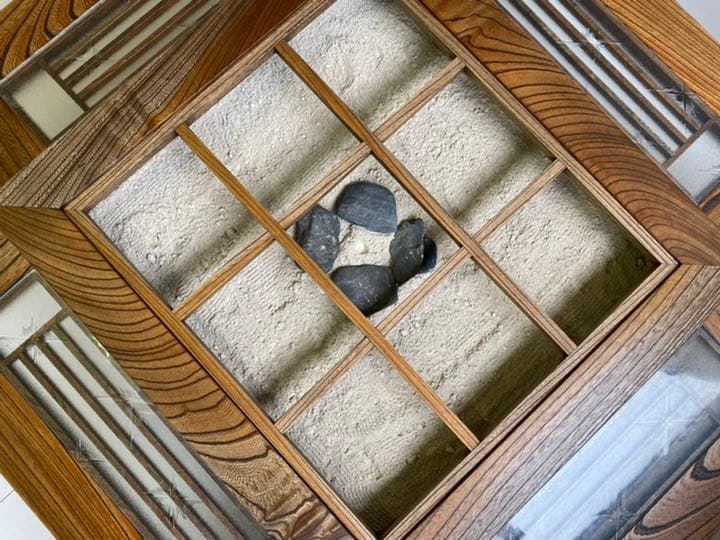 無垢材【欅】囲炉裏 テーブル・ナチュラル ウォルナット 1000ｘ950