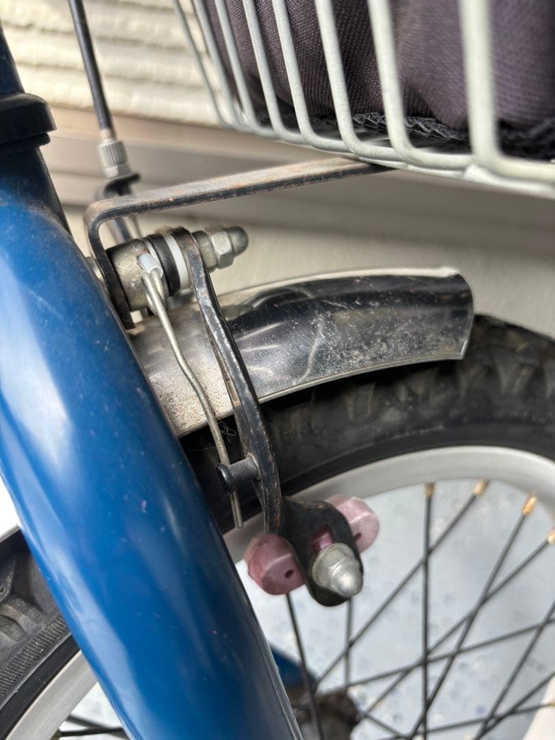 Jeep 送料込み キッズ自転車 青 バスケット付き さいたま市