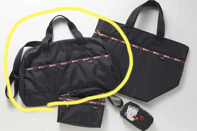 新品 ファミリア×レスポートサック ボストンバッグ 神戸本店 赤チェック