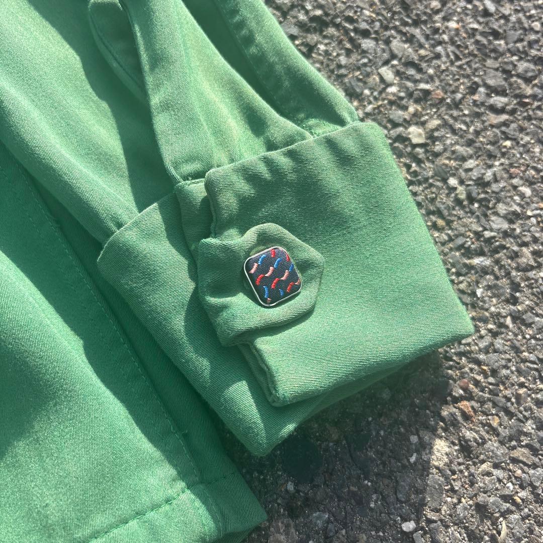 トップス 50s Rayon Gabardine Open Collar Shirt