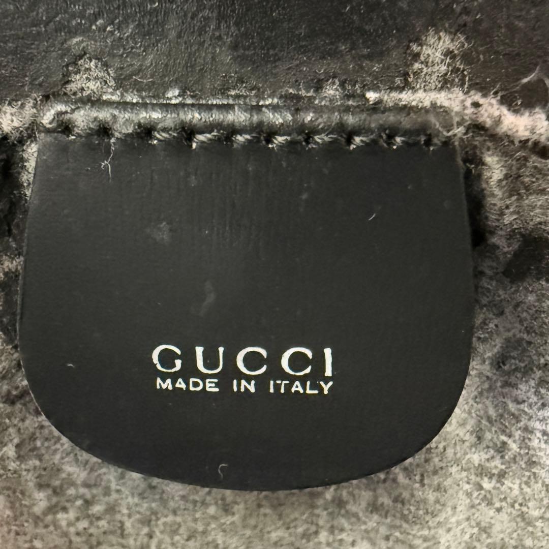 GUCCI グッチ トートバッグ 2way スケルトン ビニール レザー