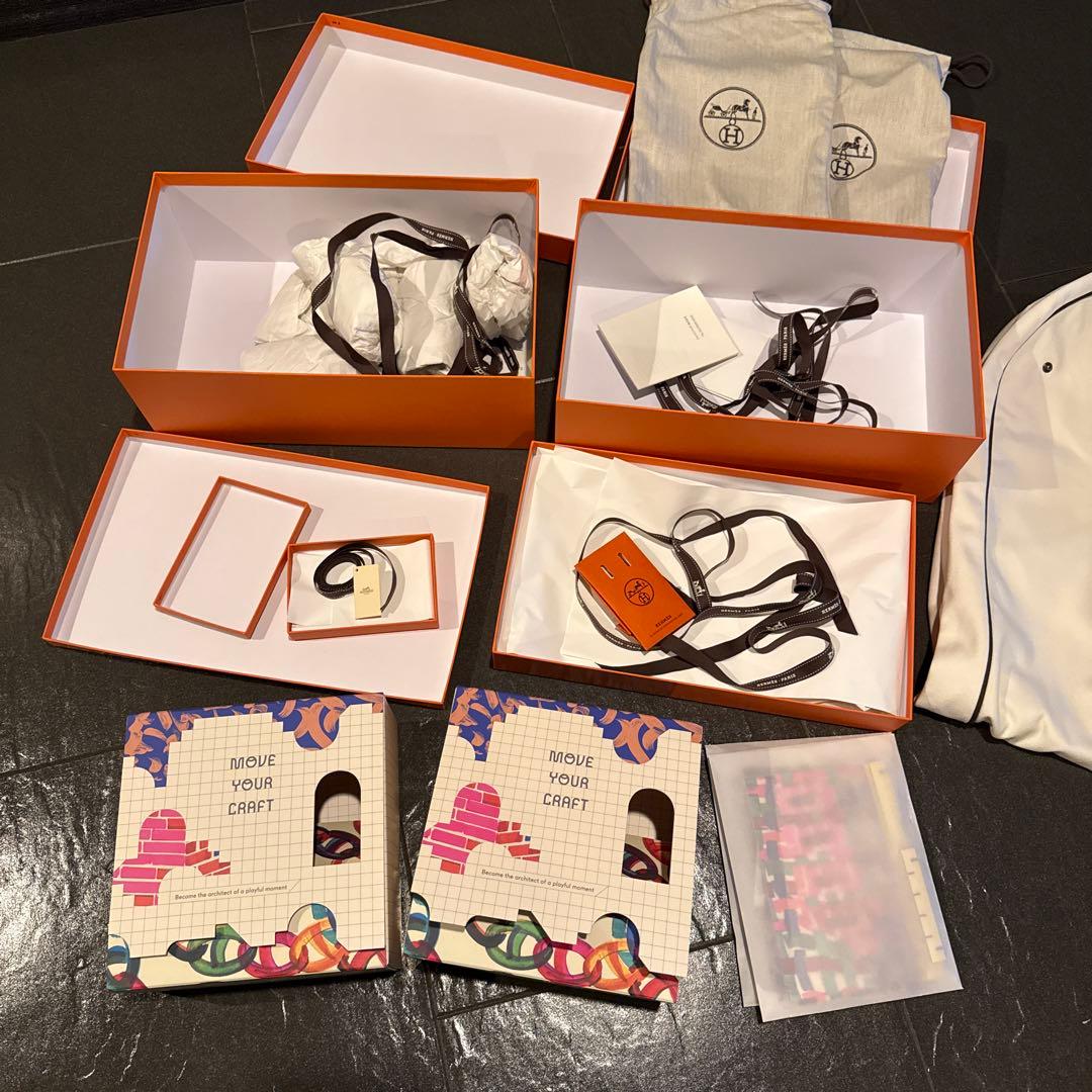 美品エルメス　空箱&保存袋&オーガメントセックローズドイベント限定空箱付き