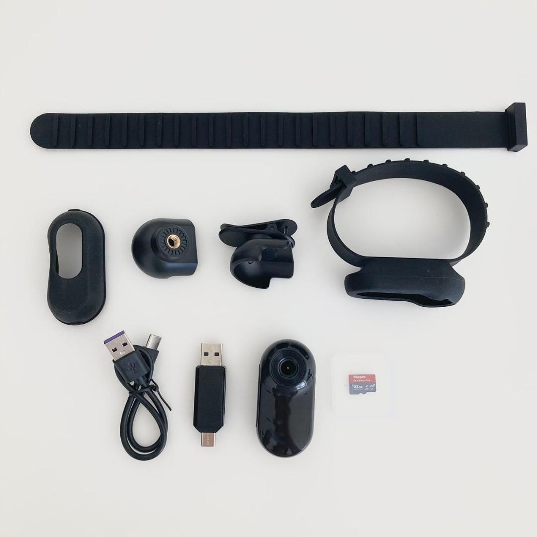 ミニDVペットカメラ 首輪OK 1080P 軽量23g 旅行・散歩にも