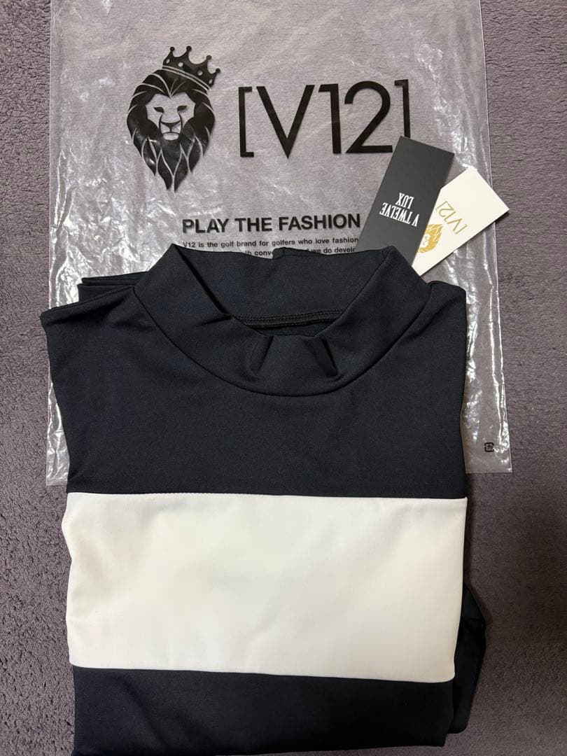 【新品未使用】V12 ゴルフ レディース 長袖 モックネック M
