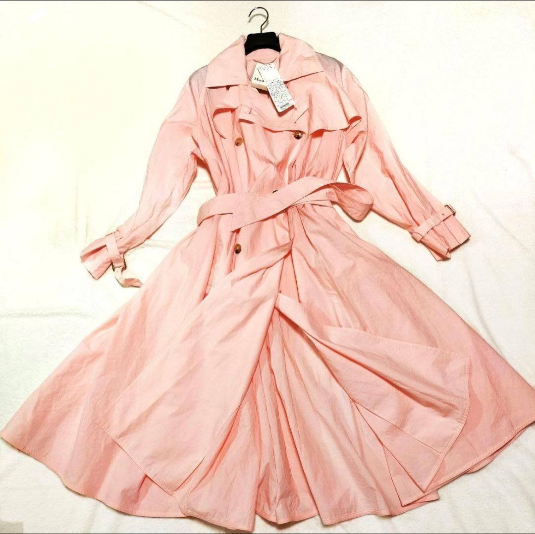 マックスマーラ 薄トレンチコート ロングシャツ 白タグ 薄素材