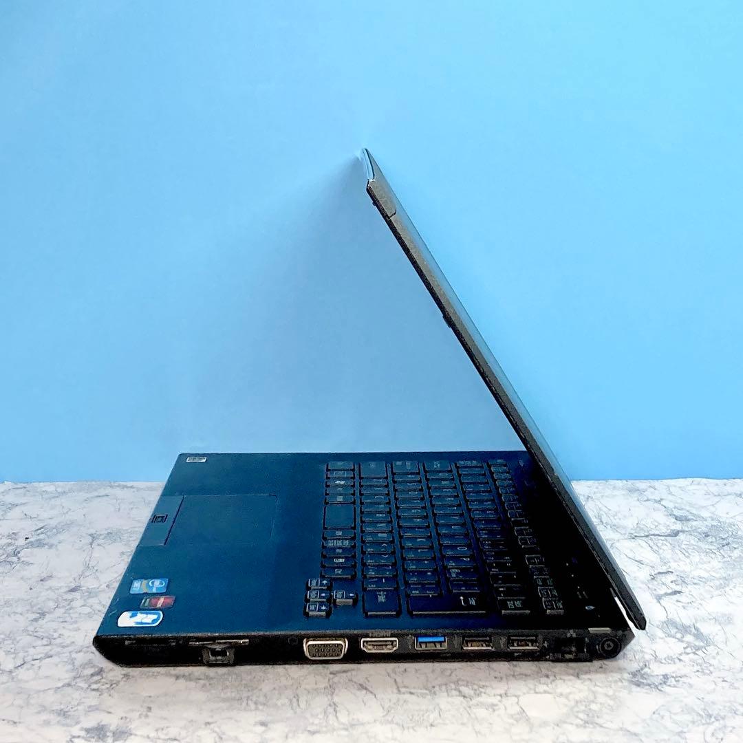 訳アリ9,000円✨Win11✨カメラ✨オフィス✨VAIOブラックノートパソコン