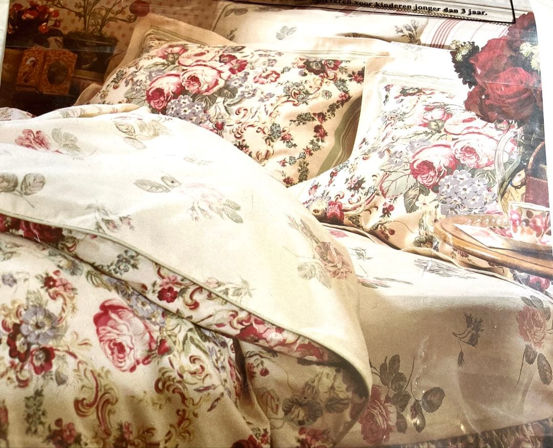 ローラアシュレイ　掛け布団カバー　 シングル コットン100％