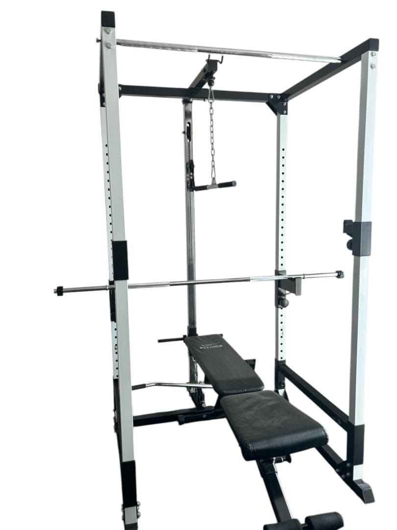 引取【IROTEC】マルチパワーラック ラットプル付き ベンチプレス・スクワット