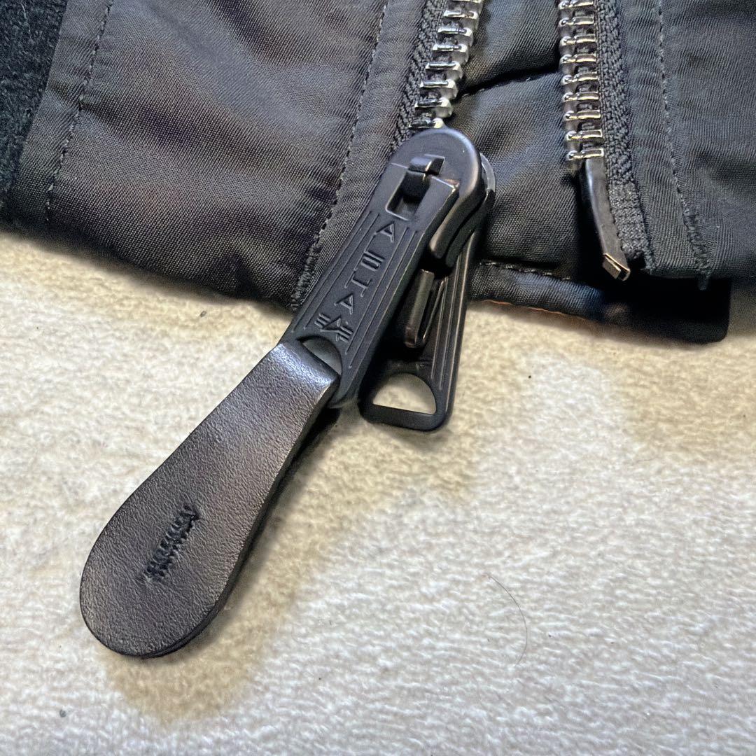 【極美品】アルファインダストリーズ MA-1 フライトジャケット ブラック L