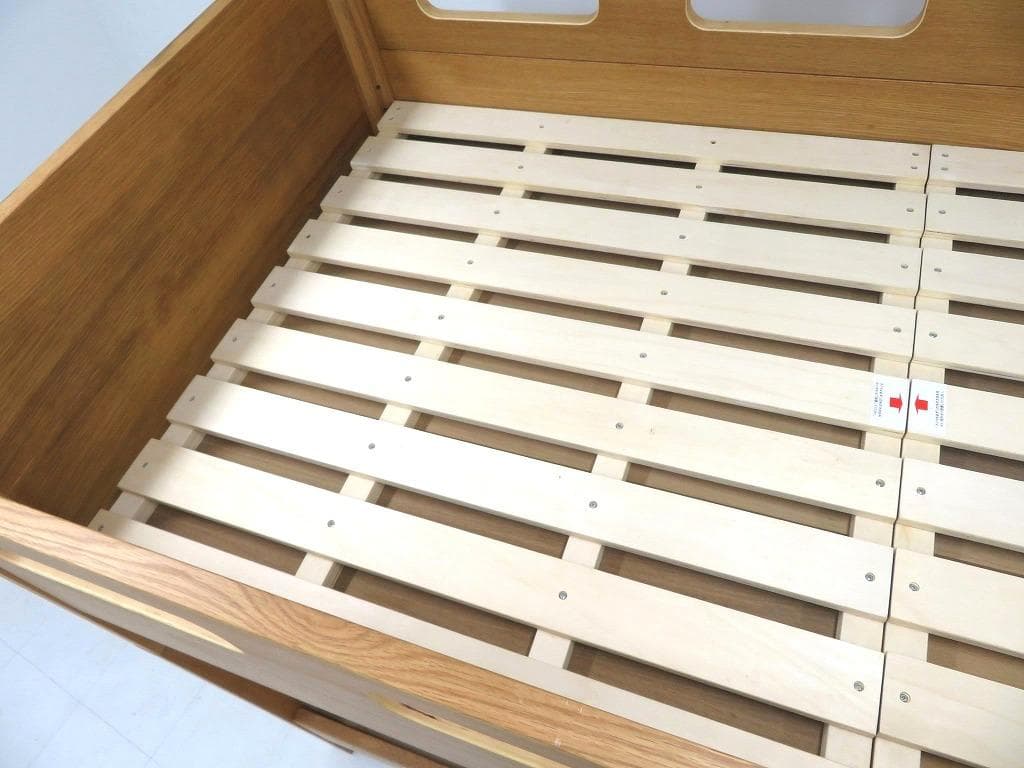 展示品　アクタス　ファズル　オーク材　ロフトベッド　2段ベッド　北欧　モダン