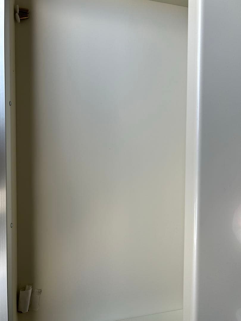 Pamouna (パモウナ) 2枚扉食器棚 ホワイトシルバー ソフトクローズ