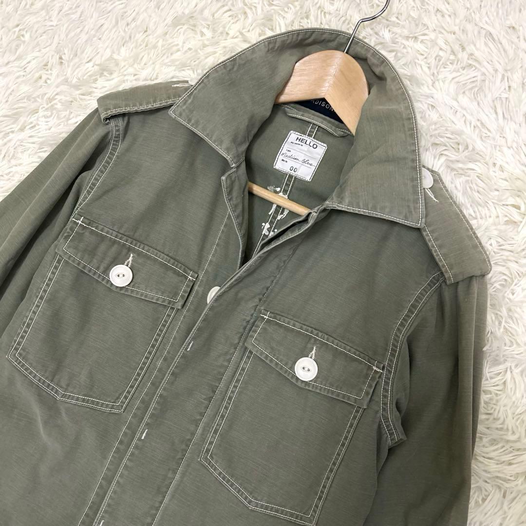 MADISONBLUE バックサテン ワークジャケットSIZE 00