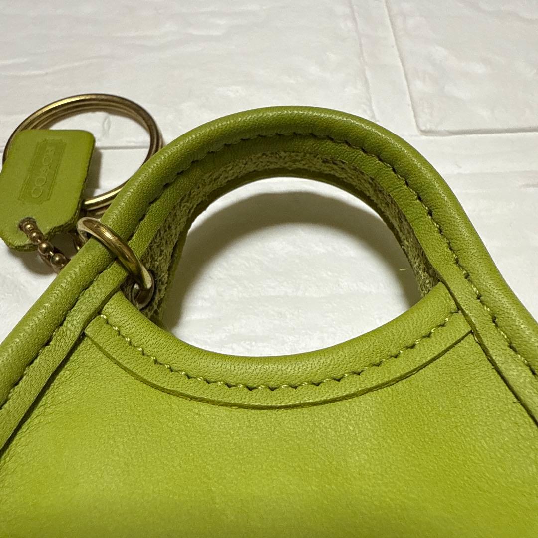 極美品　Vintage Coach Mini Ergo Key Fob