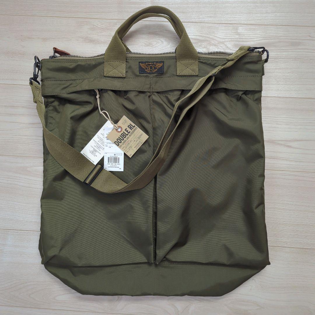 【ほぼ未使用品】RRL ヘルメットバッグ　定価64,900円タグ付き