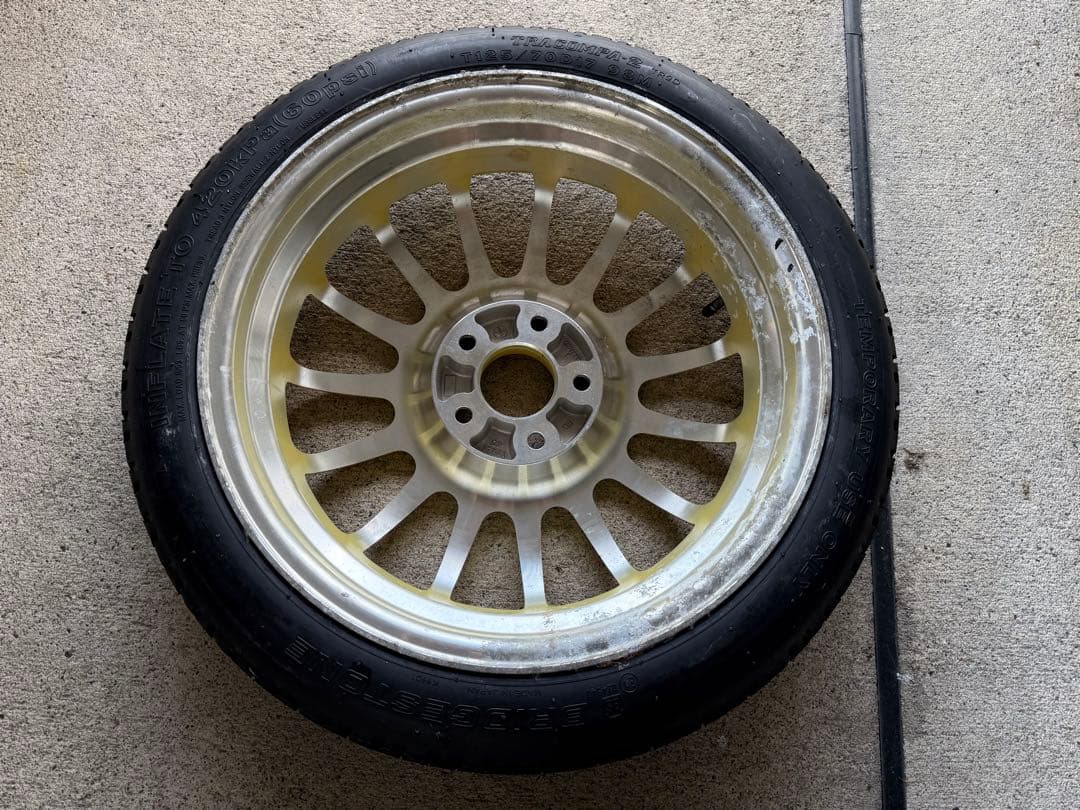 RX-7 FD3S テンパータイヤ　17インチ