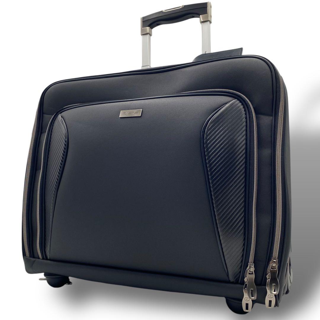 希少品✨️ LEXUS ビジネス キャリーバッグ トロリーケース レザー 大容量