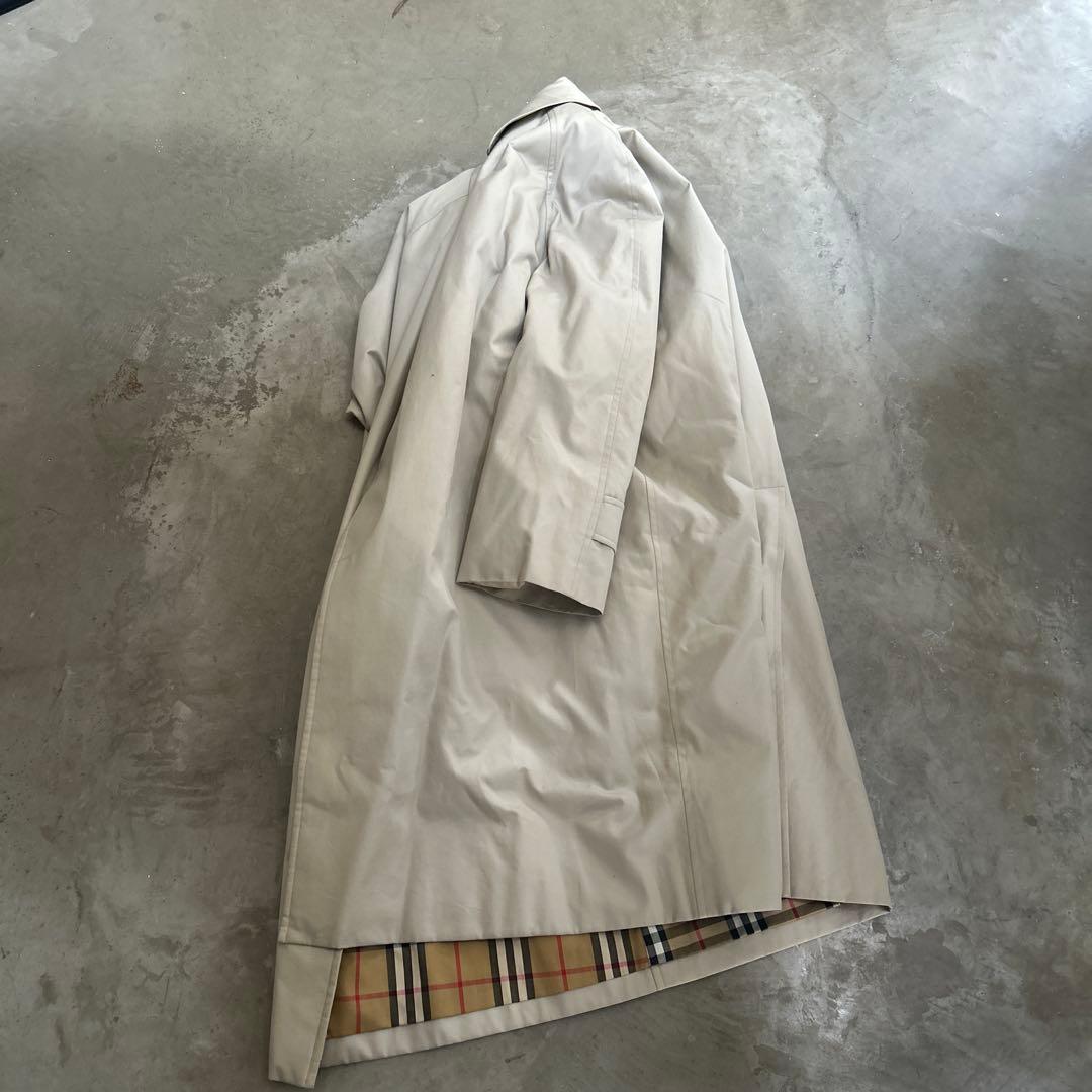 美品　Burberry 90sノバチェックトレンチコートベージュ