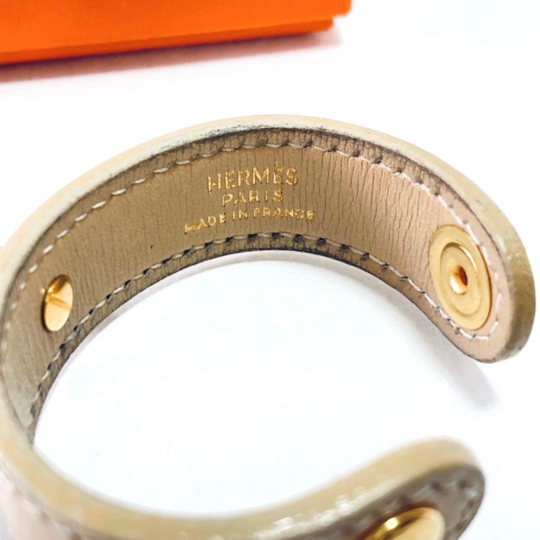 HERMES エルメス グローブホルダー レザー チャーム A258038