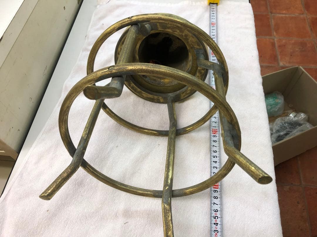 魚具、大型集魚灯、真鍮製、珍品、アンテーク　間接照明