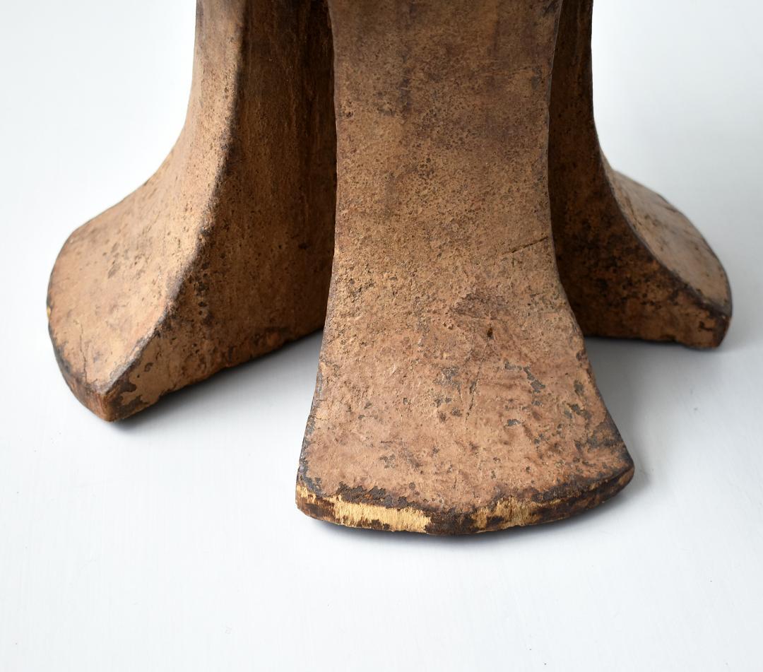 アフリカ カメルーン 20世紀中頃 木製 椅子 スツール /部族 民族民具 彫刻