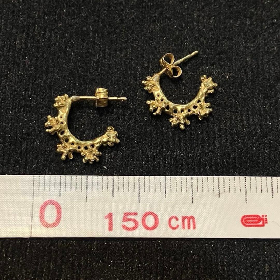 KAORU ポニー K10イエローゴールドピアス
