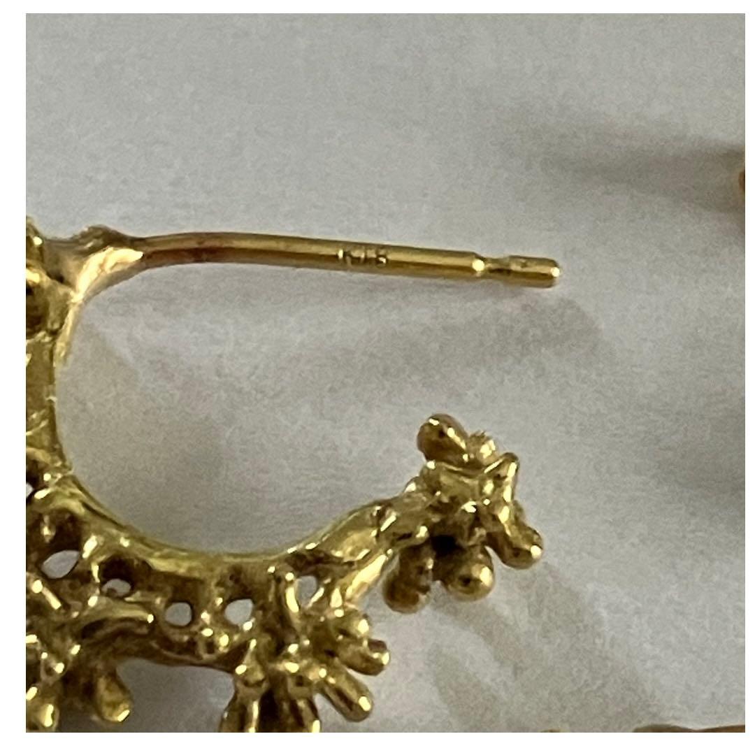 KAORU ポニー K10イエローゴールドピアス