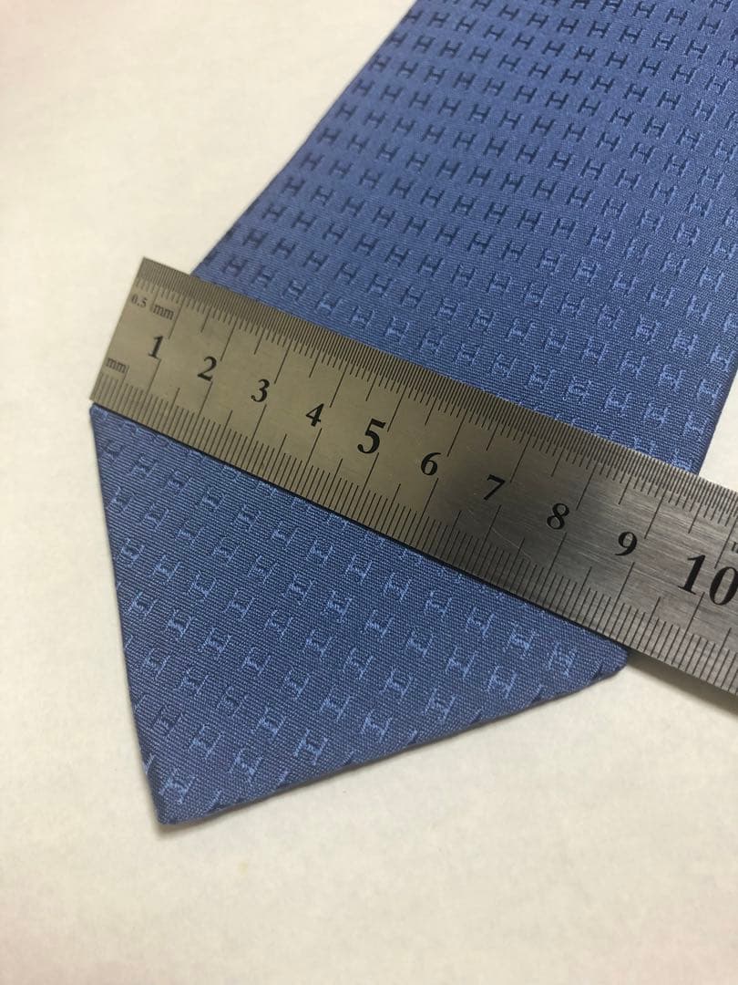 エルメス ネクタイ ［ファソネ］H柄　【極美品】