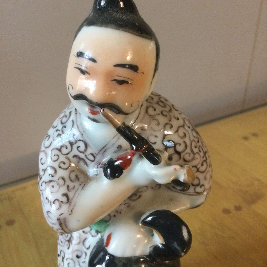 中国清朝の磁器人形、骨董品