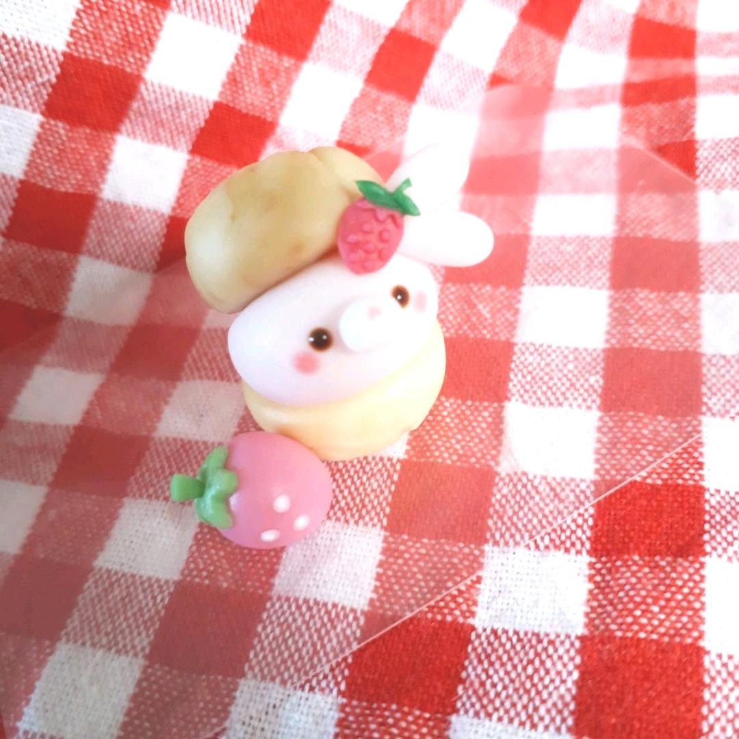 うさぎ苺シュークリーム♡