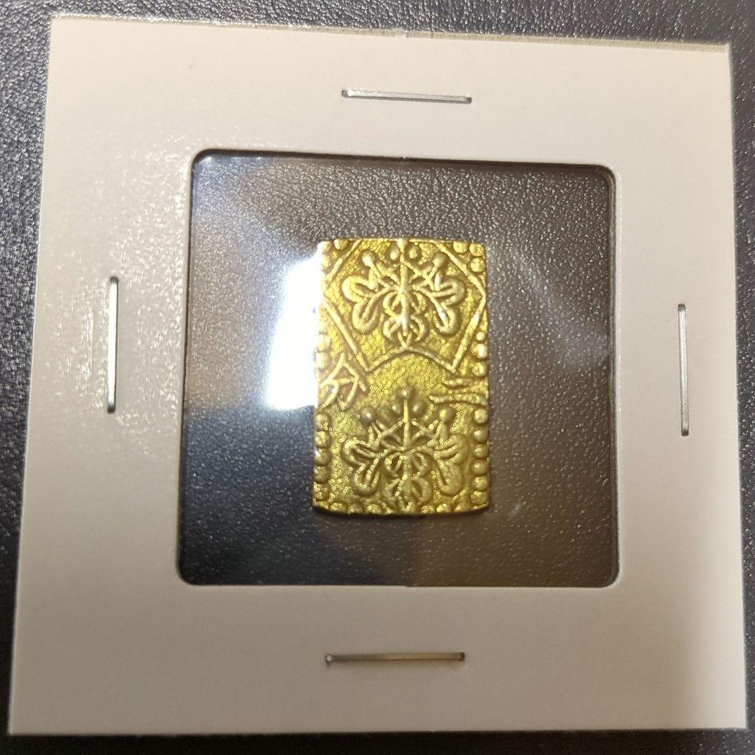 明治二分金　極美品(未クラス)　二分金　二分判金