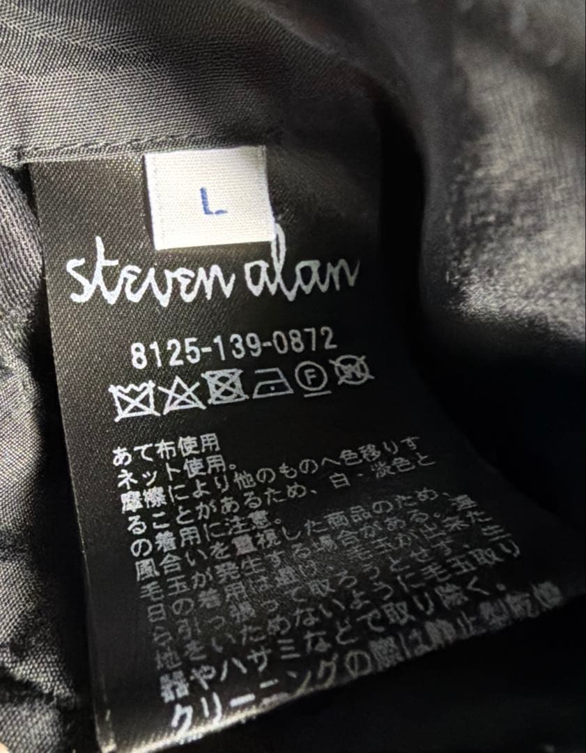 新品 24AW StevenAlan WL/CA バルマカーンコート L