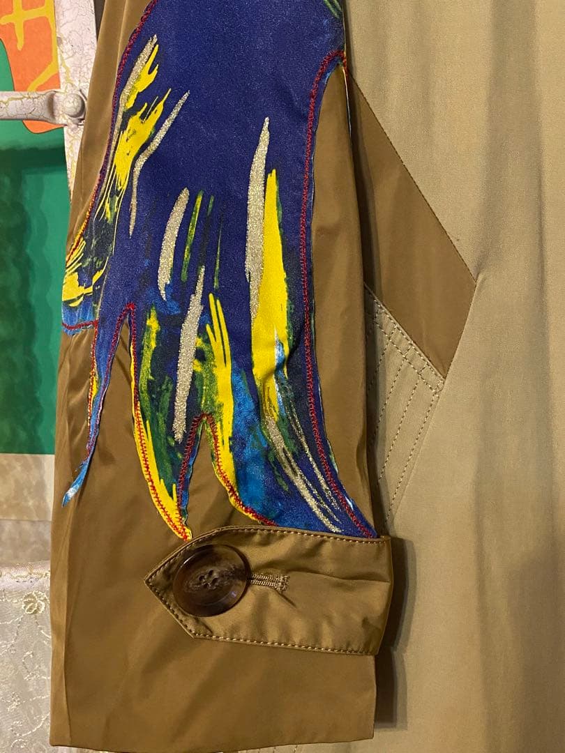 TSUMORI CHISATO.ツモリチサト鳥刺繍トレンチコート