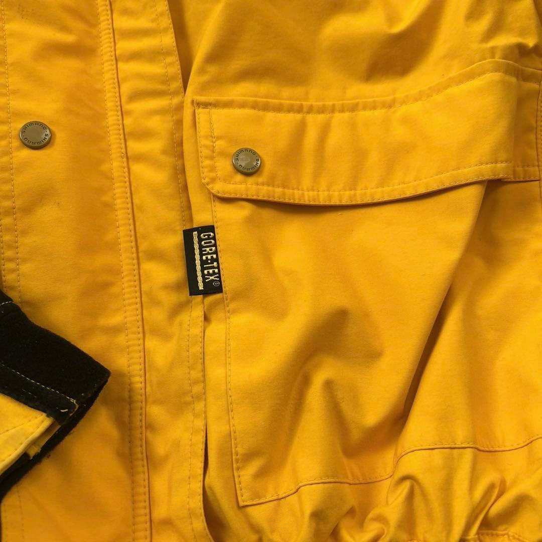 シマノ ゴアテックス レインスーツRA-1146 サイズM ネクサス 黄色