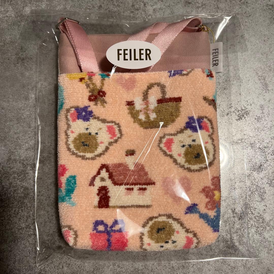 FEILER ショルダーバッグ（ペールアプリコット）